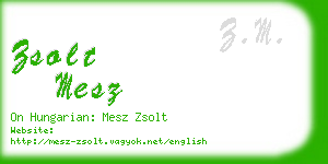 zsolt mesz business card